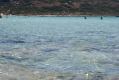 kristallklares Wasser in der blauen Lagune